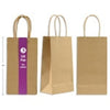 3-Pack Kraft Tote Bags
