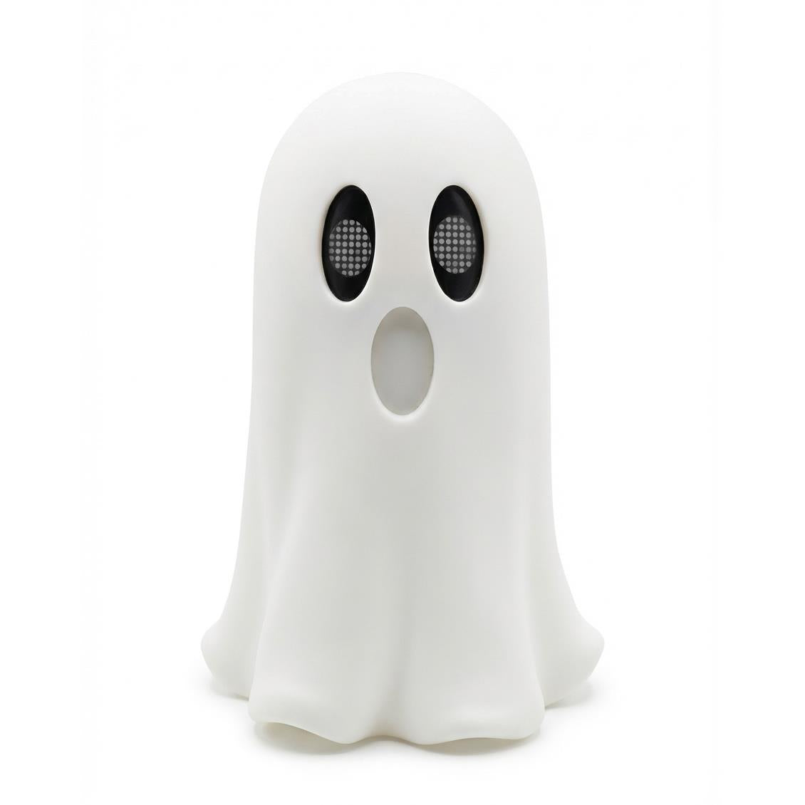 White Ghost With Light and Moving Eyes