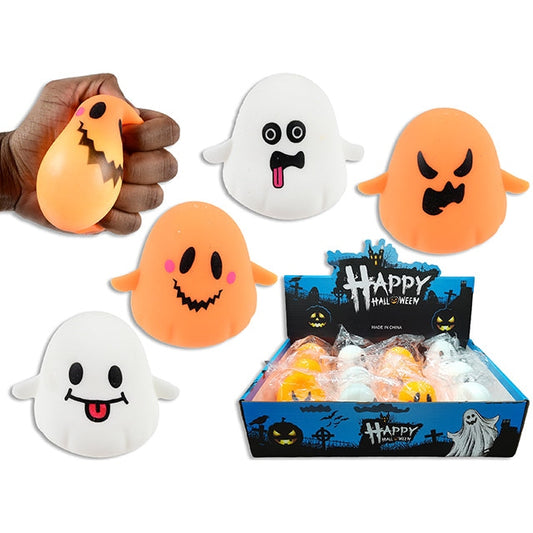 3in Halloween Ghost Squishy Toy Assorted Colors