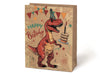T-Rex Dino in a Birthday Hat Large Gift Bag, 12"x 16"