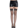 Gangster Bling Fishnet Thigh Highs with Dollar Signs