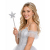Silver Glitter Star 17" Fairy Wand