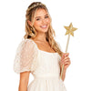 Gold Glitter Star Fairy Wand