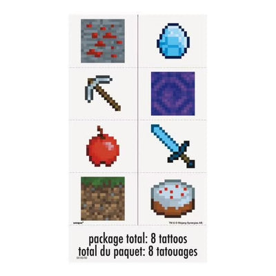 48 Minecraft Favor Pack