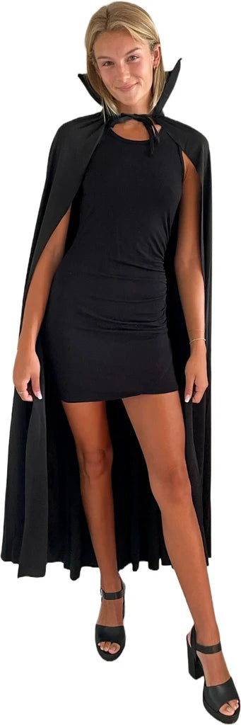 Mid Length Black Collared Adult Cape