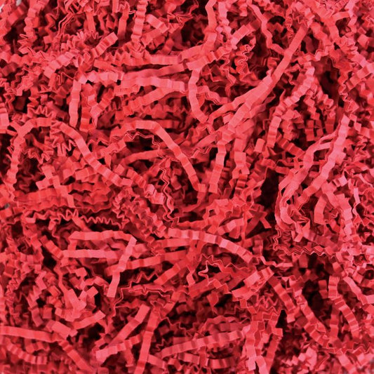 Red Paper Shreds for Gift Wrap, Baskets & Boxes, 2oz