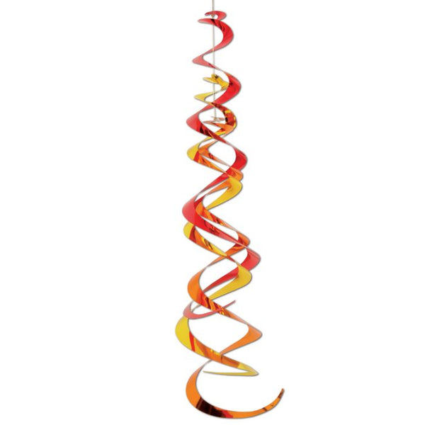 Autumn Foil Triple Whirl, One per Package