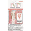 6 12" Rose Gold Latex Balloons 16