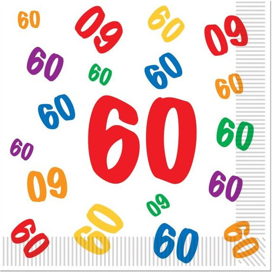 60th Luncheon Napkins
