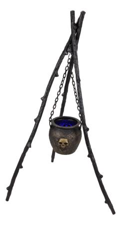 Witch Cauldron & Stand, 5 Feet