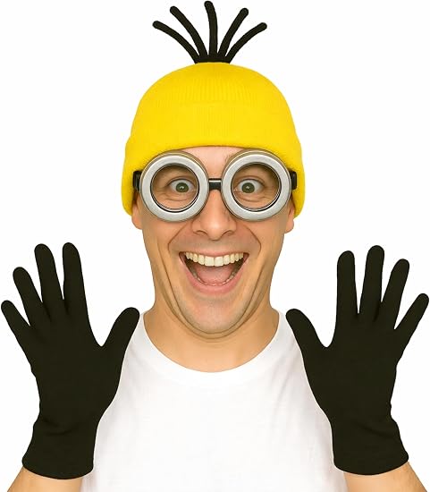Lackey Yellow Henchman Costume Accessory Set