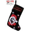 Season's Screamings Ghost Face Bling Christmas Stocking