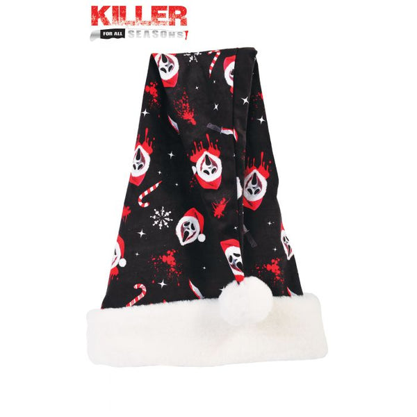 Ghost Face Christmas Santa Hat