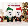 Ghost Face at Your Place Shelf Sitting Christmas Slasher Gnome