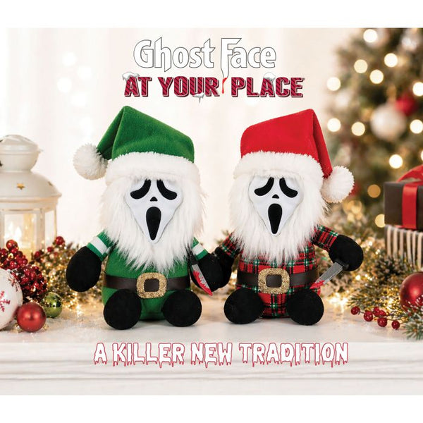 Ghost Face at Your Place Shelf Sitting Christmas Slasher Gnome