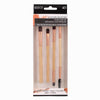 Cosmetic Brush Kit, 4-Piece Set for Eyes & Brows