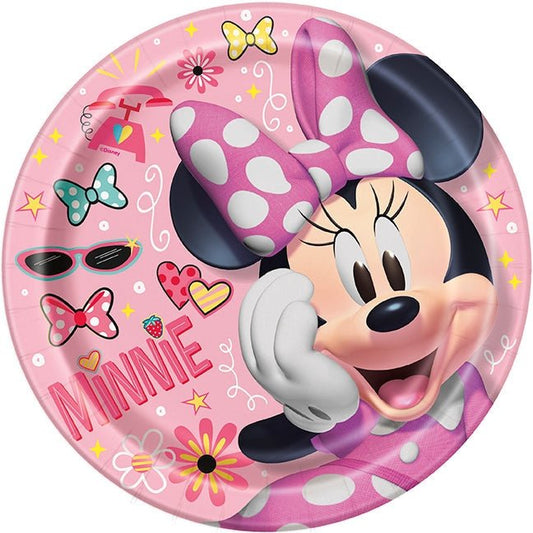 8 Iconic Minnie 9" Plates