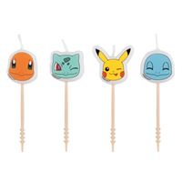 Pokémon Pick Birthday Candles, Set of 4