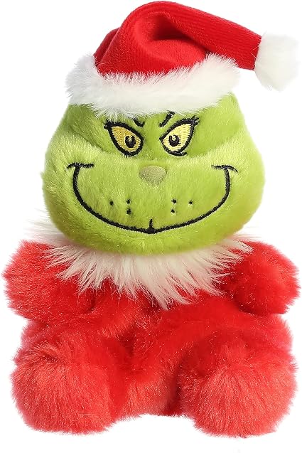 Dr. Seuss 5" Grinch Santa Plush Toy