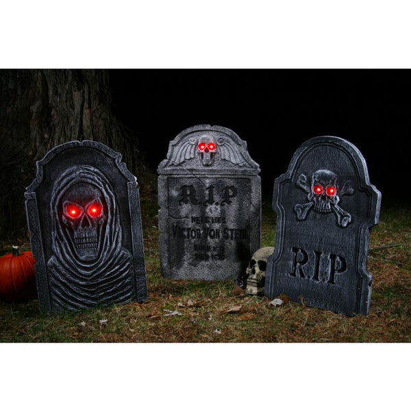 Light-Up Tombstone 22", Assorted