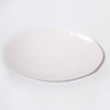 White Oval Melamine Plate, 18" x 11"