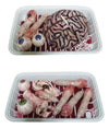 Faux Body Parts on Tray Halloween Decoration