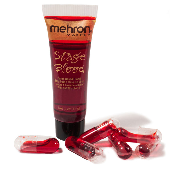Mehron Stage Blood .5oz with Blood Capsules