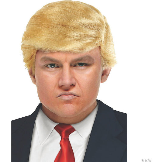 Adult Orange Comb Over Wig
