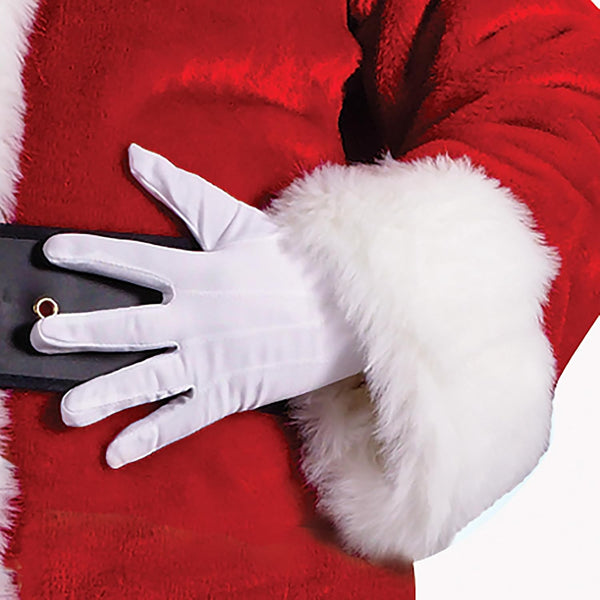 Adult Deluxe Regency Crimson Plush Santa Suit, Adult Size 40-48