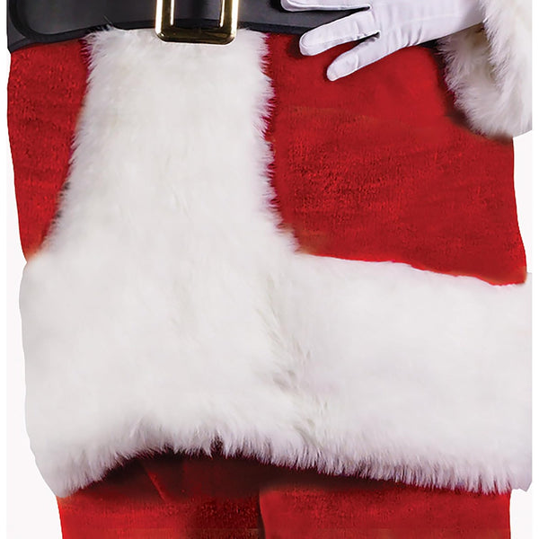 Adult Deluxe Regency Crimson Plush Santa Suit, Adult Size 40-48