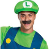 Adult Luigi Costume, Official Nintendo Super Mario Bros Luigi Adult Costume With Hat and Mustache, Size X-Large 42-46