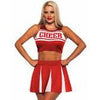 Adult Red Cheerleader Costume