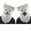 Animated White Wolf Mask