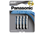 Panasonic Super Heavy Duty AAA Batteries, Pack of 4