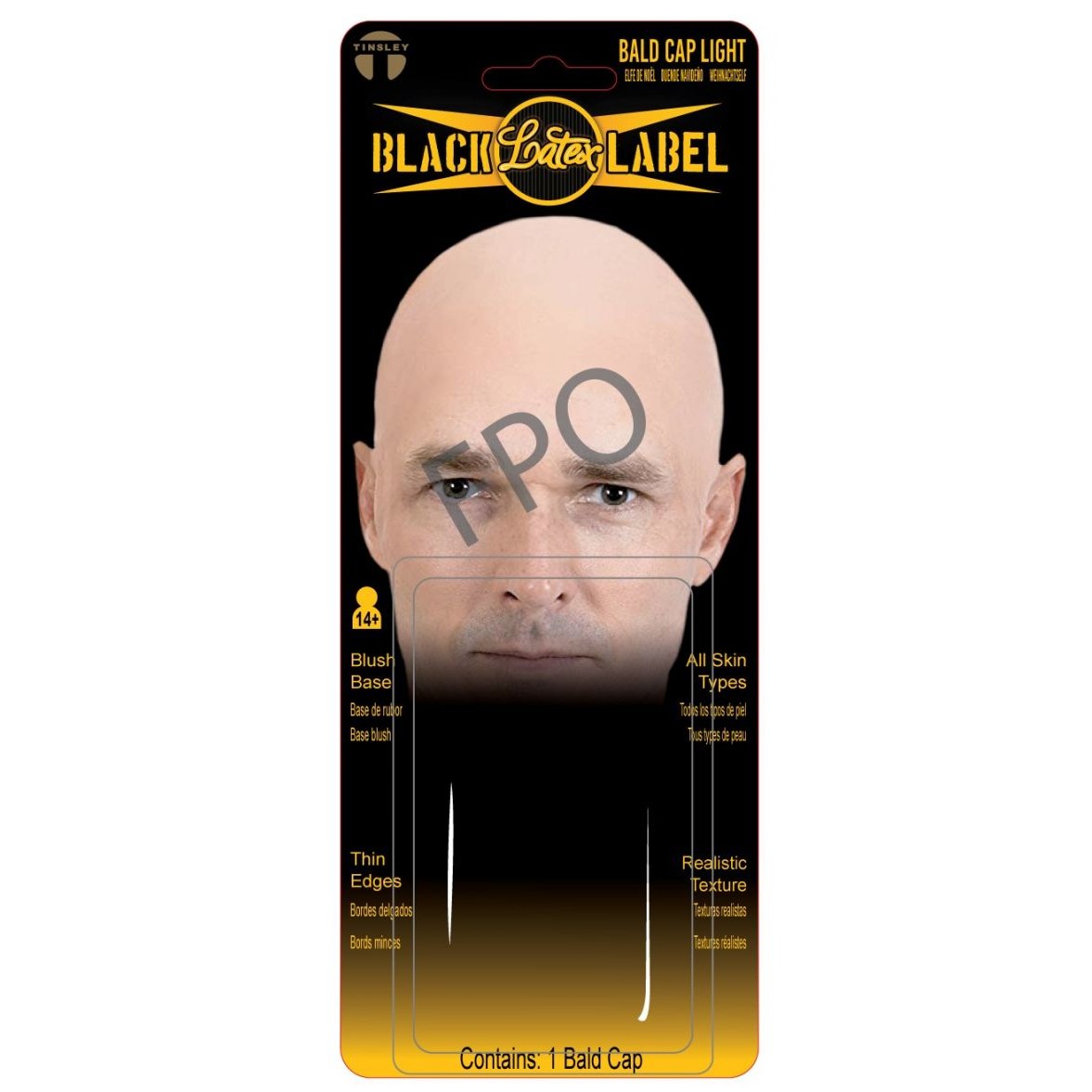 Bald Cap Blush Pink