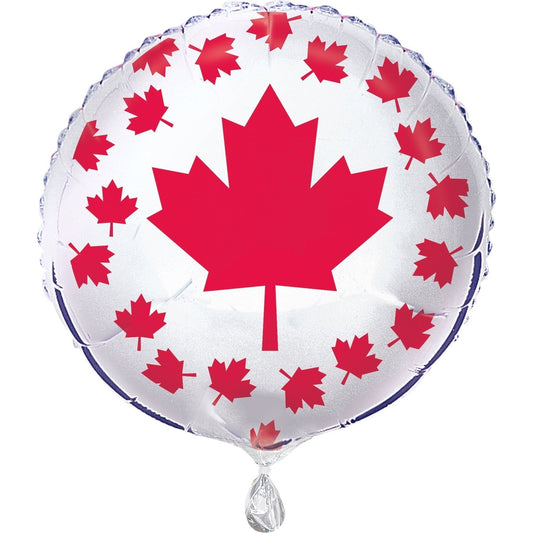 Balloon- Foil, Canada Day, 18"