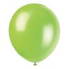 Balloons - Latex, Lime Green, 12", 10 Count