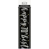 Banner - Black & Silver Glitz 70th Birthday