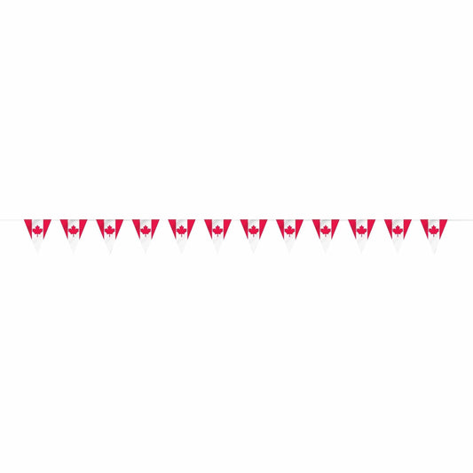 Banner Kit - Red and White, Canada Day Leaf / Flag, 12ft