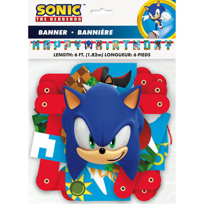 Birthday Banner - Sonic