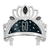 Birthday Glitz Black Age 60 Plastic Tiara