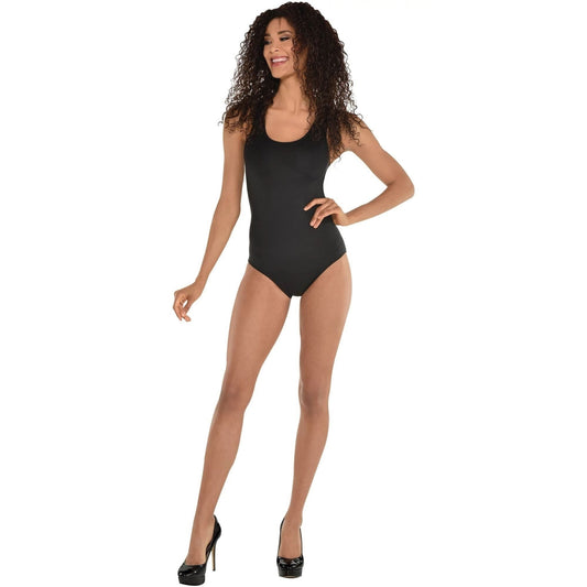 Bodysuit - Black, Tank, Adult, Medium / Large