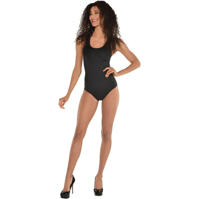 Bodysuit - Black, Tank, Adult, Medium / Large