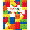 Building Blocks Happy Birthday Gift Bag, 12" x 10"