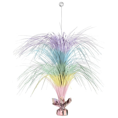Centerpiece - Pastal, Large, Foil Spray, 28"