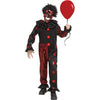 Child Scary Chrome Clown Costume