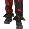 Child Scary Chrome Clown Halloween Costume