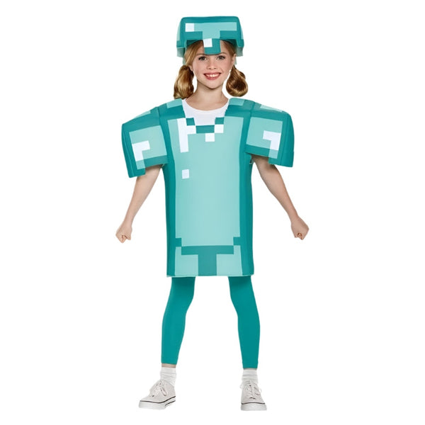 W052 Costume - Child Minecraft Armor Md
