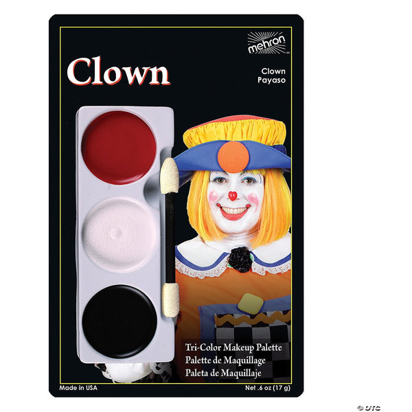 Clown Tri-Colour Makeup Palette