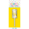 Confetti Push Popper - Gold and Silver